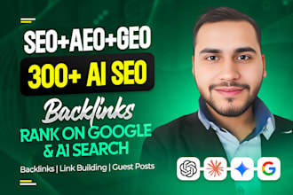 do GEO aeo SEO backlinks link building for google chatgpt gemini claude