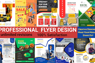 make flyer design,poster design, social media disign