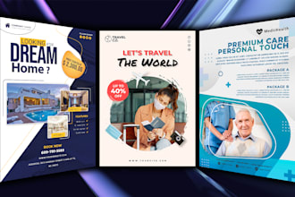 design business flyer, marketing flyer, leaflet, pamphlet, or food flyer