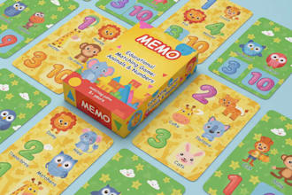 design educational card flash card memory card cardgame design card illustration