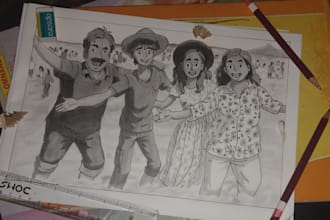 do a hand drawn portrait of ur loved ones