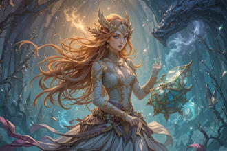 draw a fantasy illustration