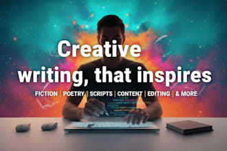 craft unique and engaging creative writing