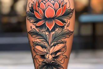 create tattoo designe, custom tattoo design, tattoo sleeve