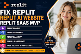 fix replit, replit ai website, replit bugs, replit saas mvp
