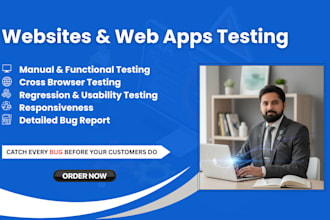 manually test your website or web app for bugs