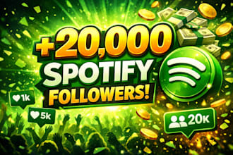 do promotion 5,000 spotify followers fast
