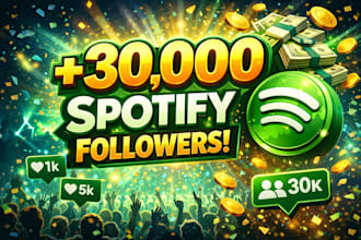 provide 10,000 spotify followers fast