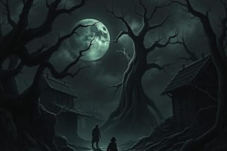 draw detailed illustration dark art