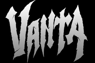 design a brutal metal logo for your band or merch