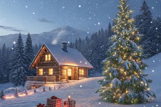 design christmas themed illustration