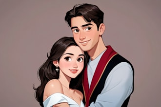 do disney cartoon portrait