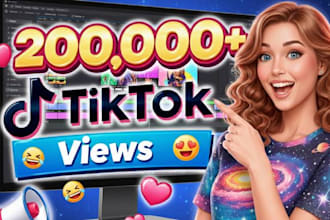 do tiktok promotion to gain 200k views fast