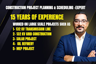 create construction project schedule in primavera p6 and microsoft project