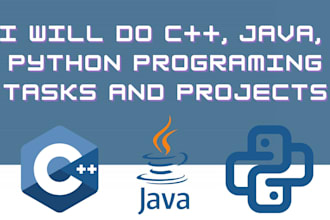 do  java and python programming tasks and projects