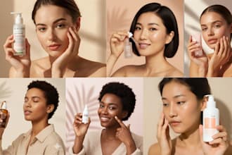 create ai product photography with ai realistic model