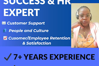 provide customer success and human resource services