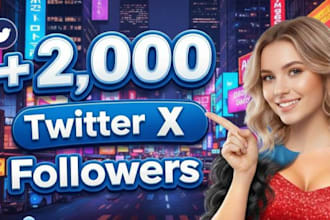 promote your x or twitter 2,000 followers