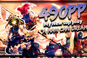 create a high quality osu thumbnail