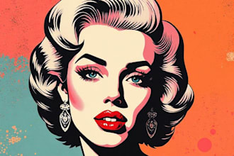draw your photo to an amazing vector pop art wpap