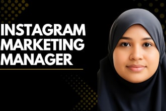 be your instagram marketing manager for organic growth