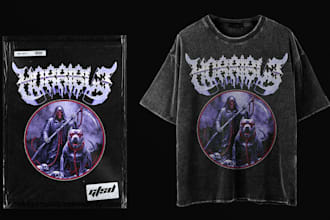 create exclusive marvelous ghost t shirt and logo design