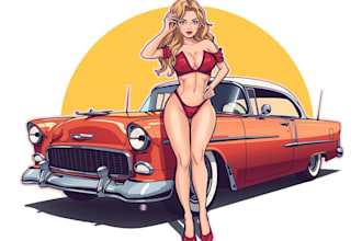 do a pin up girl and pin up girl