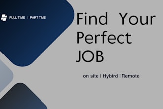 search and apply for jobs that fit your profile perfectly