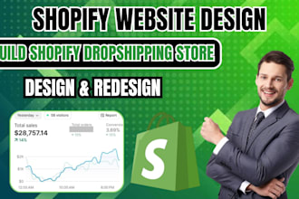 build shopify store design shopify dropshipping shopify website development