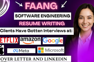 write faang ats optimized tech resume for software engineer and cybersecurity