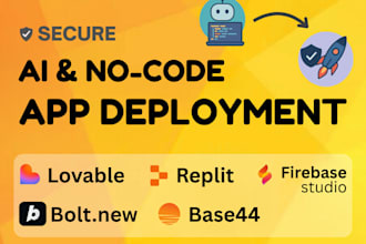 deploy your lovable or bolt web app to your own server