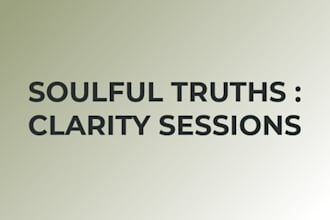 hold a 30 mins text session for clarity and pattern reading