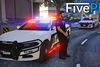 develop fivepd cops server based on qbcore nopixel inspired and fivepd server