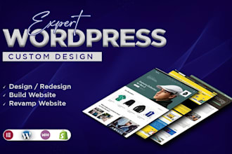 custom design wordpress website