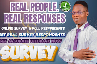 reach real respondents to fill your online survey or polls