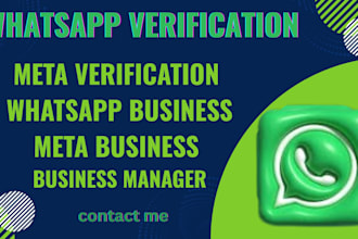 setup meta verification and whatsapp business setup meta business manager expert