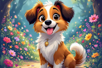 design a custom disney pet portrait