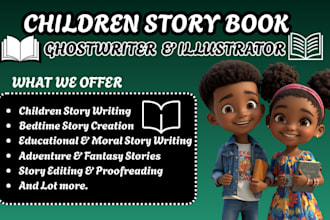 ghostwrite children story book kids story children book ebook story writing
