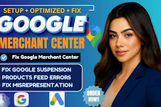 fix google merchant center suspension and misrepresentation