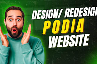 design podia website for you