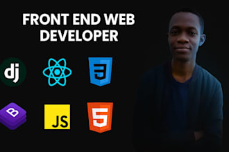 be your front end web developer