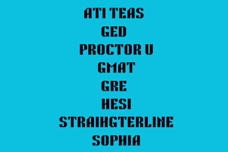 help set up your proctored ati test, ged, gre, gmat