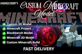 make HD minecraft models for mods or bedrock packs