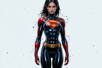 draw comic book page illustration manga graphic novel artist