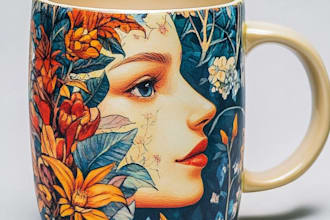 draw a mug or coffee mug design