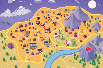do vector map illustration and event map