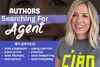 find top active literary agents and write a professional query letter