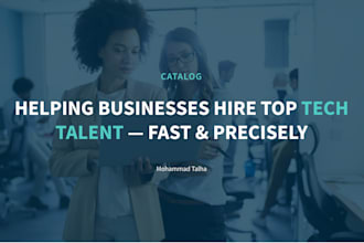 source and recruit top tech talent for your company