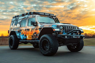 do professional car wrap, and any vehicle wrap design