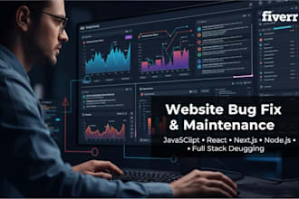 fix bugs, errors, and handle maintenance for your web app